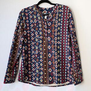 D&Co M Aztec Southwest M Blouse